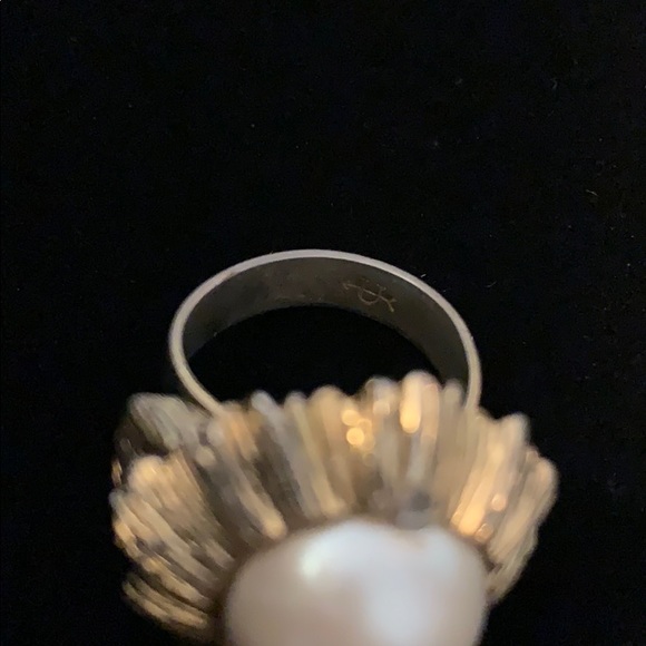 Vintage Uncas adjustable pearl ring - Picture 7 of 9